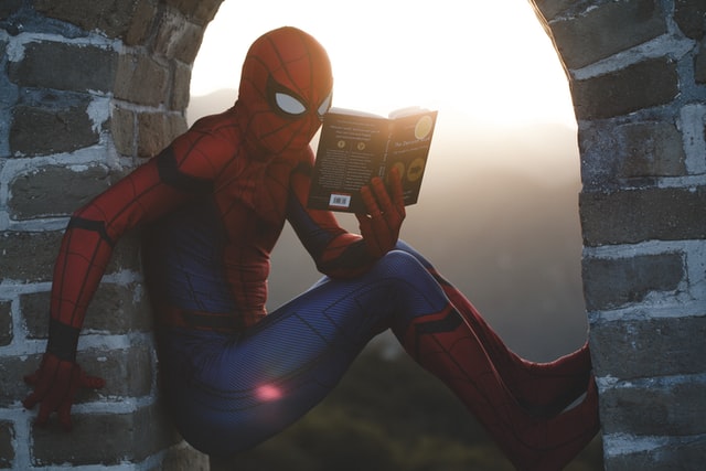 spider man reading